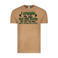 Vintage Camel i married my wife for her looks Vintage Tee - MaliasSmallBusiness