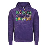 Cloud Purple teaching lucky charm Vintage Hoodie - MaliasSmallBusiness