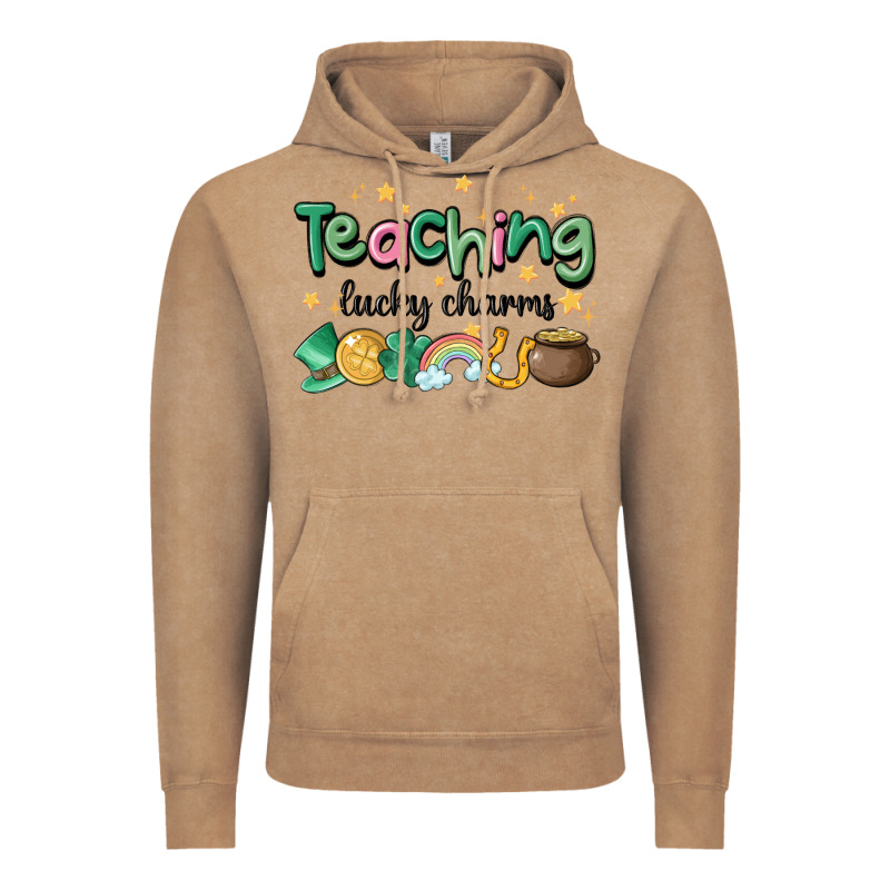 Teaching Lucky Charm Vintage Hoodie by MaliasSmallBusiness | Teevron