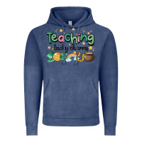 Vintage Denim teaching lucky charm Vintage Hoodie - MaliasSmallBusiness