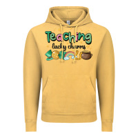 Vintage Mustard teaching lucky charm Vintage Hoodie - MaliasSmallBusiness