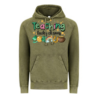 Vintage Olive teaching lucky charm Vintage Hoodie - MaliasSmallBusiness