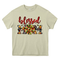 Christmas Blessed Mom Heavy Core Tee | Teevron