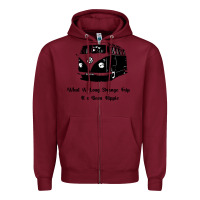 Burgundy What A Long Strange Trip It s Been Hippie Zipper Hoodie - Bettercallsaul