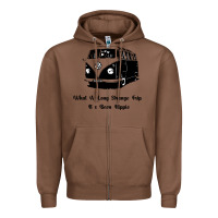 Chestnut What A Long Strange Trip It s Been Hippie Zipper Hoodie - Bettercallsaul