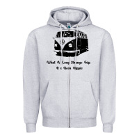 Heather Grey What A Long Strange Trip It s Been Hippie Zipper Hoodie - Bettercallsaul