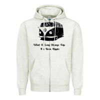 Oatmeal Heather What A Long Strange Trip It s Been Hippie Zipper Hoodie - Bettercallsaul
