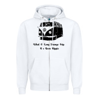 White What A Long Strange Trip It s Been Hippie Zipper Hoodie - Bettercallsaul
