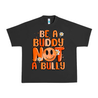 Pigment Black be a buddy not a bully Urban Heavy Tee - MaliasSmallBusiness