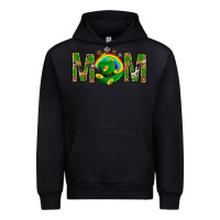 Black Western Mom With Shamrocks Urban Hoodie - BundleAndBundleShop