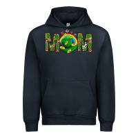 Navy Western Mom With Shamrocks Urban Hoodie - BundleAndBundleShop