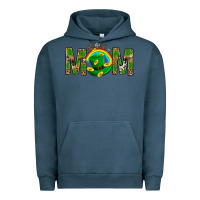 Pigment Midnight Navy Western Mom With Shamrocks Urban Hoodie - BundleAndBundleShop