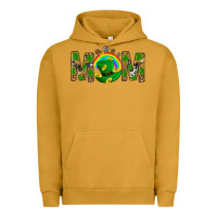 Pigment Peanut Butter Western Mom With Shamrocks Urban Hoodie - BundleAndBundleShop