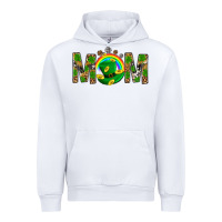 White Western Mom With Shamrocks Urban Hoodie - BundleAndBundleShop