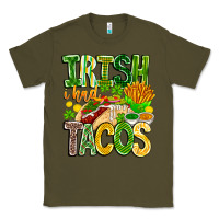 Army Green Irish i Had Tacos Classic Tee - CowhideDigitalArt