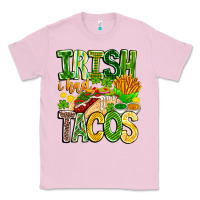Bubblegum Pink Irish i Had Tacos Classic Tee - CowhideDigitalArt