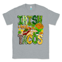 Heather Grey Irish i Had Tacos Classic Tee - CowhideDigitalArt
