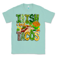 Seafoam Irish i Had Tacos Classic Tee - CowhideDigitalArt