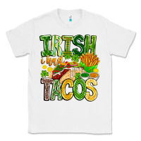White Irish i Had Tacos Classic Tee - CowhideDigitalArt