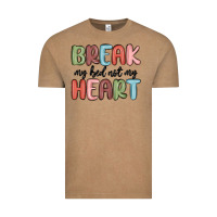 Vintage Coffee break my bed not my heart Vintage Tee - MaliasSmallBusiness