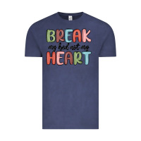 Vintage Denim break my bed not my heart Vintage Tee - MaliasSmallBusiness