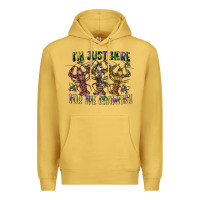 Antique Gold im just here for the crawfish Premium Hoodie - CowGirlArtShop