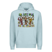 Blue Mist im just here for the crawfish Premium Hoodie - CowGirlArtShop