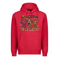 Cardinal im just here for the crawfish Premium Hoodie - CowGirlArtShop