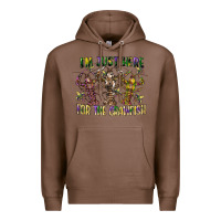 Chestnut im just here for the crawfish Premium Hoodie - CowGirlArtShop
