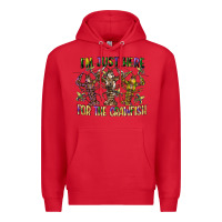 Red im just here for the crawfish Premium Hoodie - CowGirlArtShop