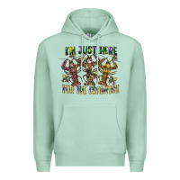 Seafoam im just here for the crawfish Premium Hoodie - CowGirlArtShop