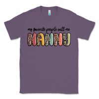 Lavender my favorite people call me nanny Classic Tee - MaliasSmallBusiness