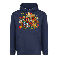 Navy cinco de mayo soap lady Heavyweight Hoodie - CowGirlArtShop