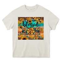 Cream blessed mom Heavy Core Tee - JahusDesignShop