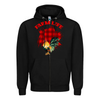 Black Farm Life Zipper Hoodie - Bettercallsaul