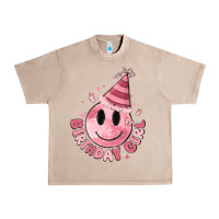 French Oak birthday girl Urban Heavy Tee - MaliasSmallBusiness
