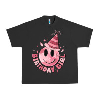 Pigment Black birthday girl Urban Heavy Tee - MaliasSmallBusiness