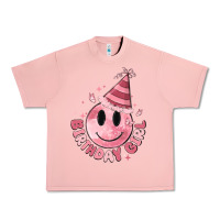 Salmon birthday girl Urban Heavy Tee - MaliasSmallBusiness
