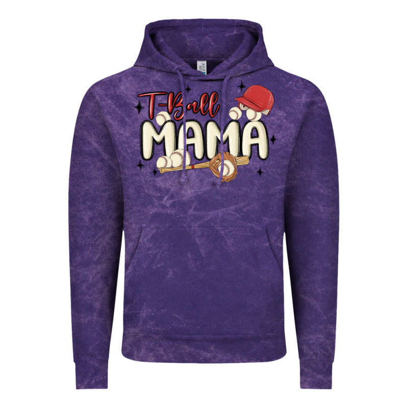 T Ball Mama Baseball Vintage Hoodie by MaliasSmallBusiness | Teevron
