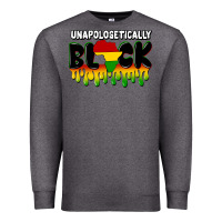 Charcoal Heather unapologetically black Premium Sweatshirt - CowGirlArtShop