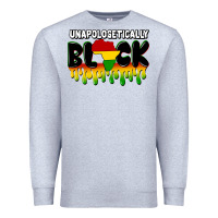 Heather Grey unapologetically black Premium Sweatshirt - CowGirlArtShop