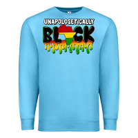 Ocean Blue unapologetically black Premium Sweatshirt - CowGirlArtShop