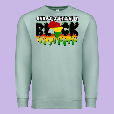 Unapologetically Black Premium Sweatshirt Designed By Cowgirlartshop