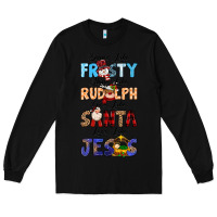 Black Dance Like Frosty Shine Like Rudolph Give Like Long Sleeve Tee - MaliasSmallBusiness