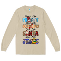 Mushroom Dance Like Frosty Shine Like Rudolph Give Like Long Sleeve Tee - MaliasSmallBusiness