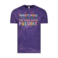 Cloud Purple ambitchous (adj.) the need to become the best bitc Vintage Tee - MaliasSmallBusiness