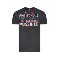 Vintage Black ambitchous (adj.) the need to become the best bitc Vintage Tee - MaliasSmallBusiness