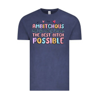 Vintage Denim ambitchous (adj.) the need to become the best bitc Vintage Tee - MaliasSmallBusiness