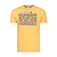 Vintage Mustard ambitchous (adj.) the need to become the best bitc Vintage Tee - MaliasSmallBusiness