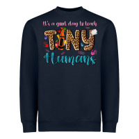 Navy its a good day to teach tiny humans Heavyweight Sweatshirt - NancyCooperArtShop